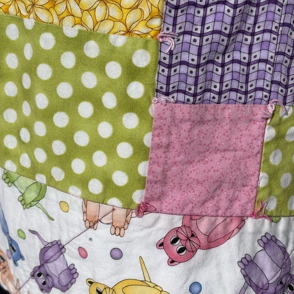 Handmade Upcycled Colorful Patchwork Women's Jacket - Picture 9 of 14